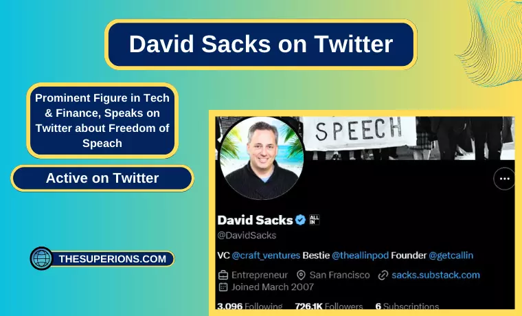 David Sacks on Twitter X