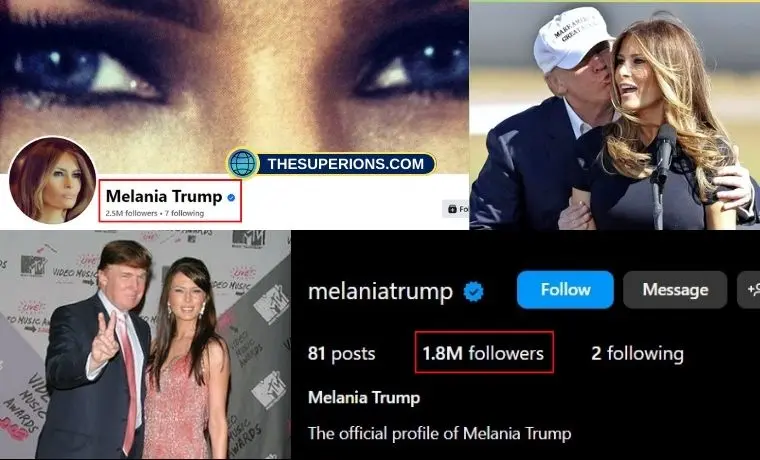 Melania Trump Social Media Accounts
