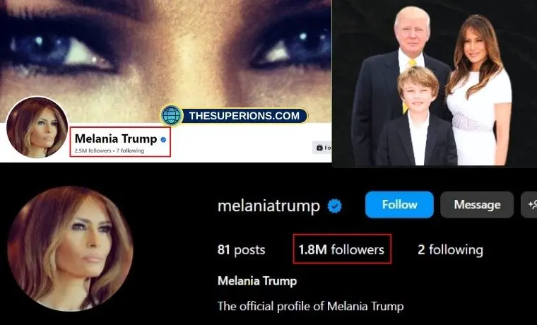 Melania Trump social media presence