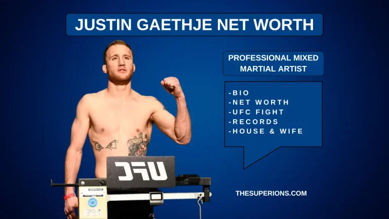 Justin Gaethje Net Worth 2024 Record, Wife, & House