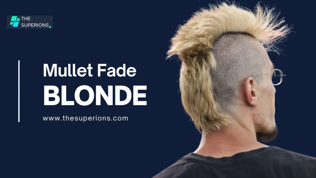 Blonde Mullet Fade