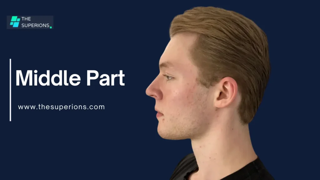 Middle Part with Shoulder-Length Hair
