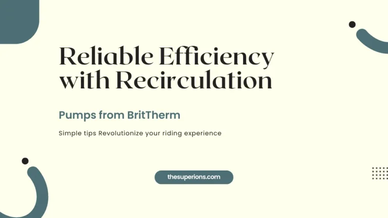 Reliable Efficiency with Recirculation Pumps from BritTherm